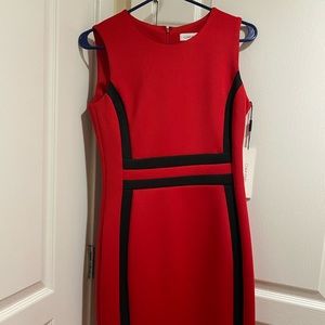 Calvin Klein red dress